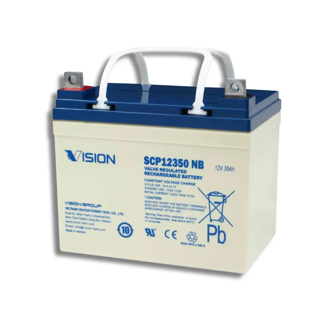 Vision SCP12350 35Ah 12VDC Sealed Lead-Acid AGM Battery — visuel 3