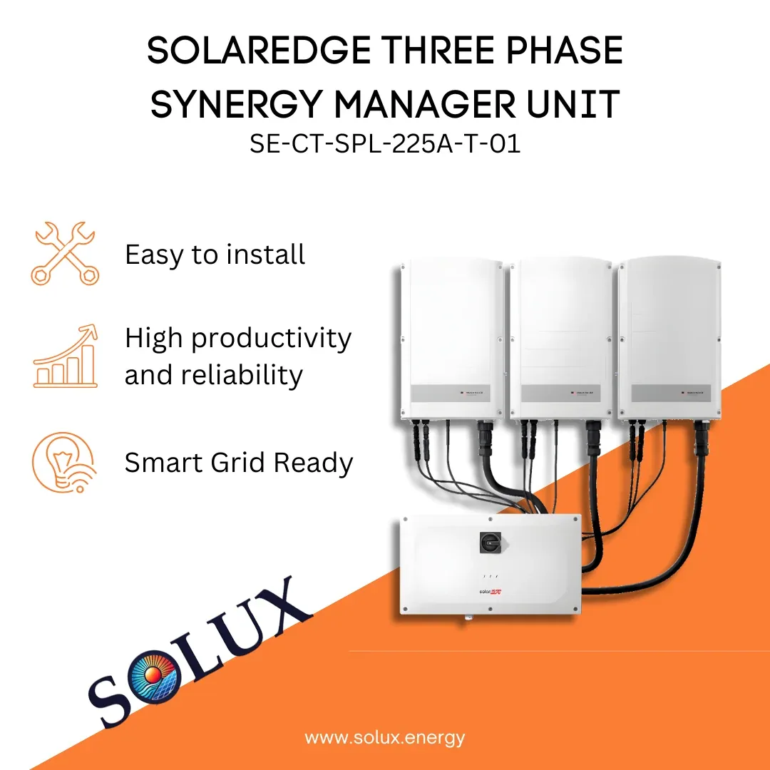 SolarEdge SE-DBL-US00IBNS4 Three Phase Synergy Manager Synergy units