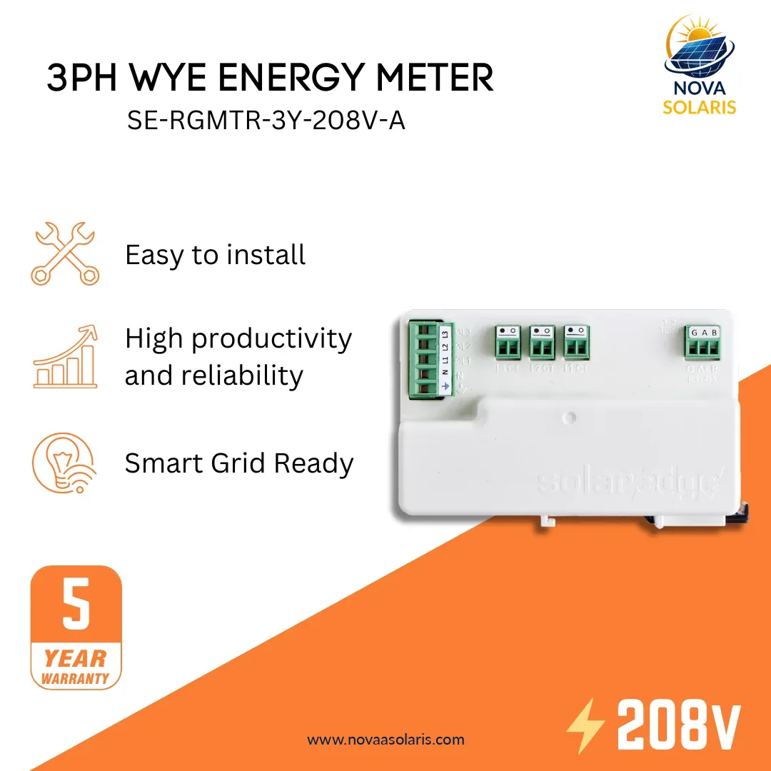 3PH Wye 208V Meter, Commercial, ANSI C12.20 CLASS