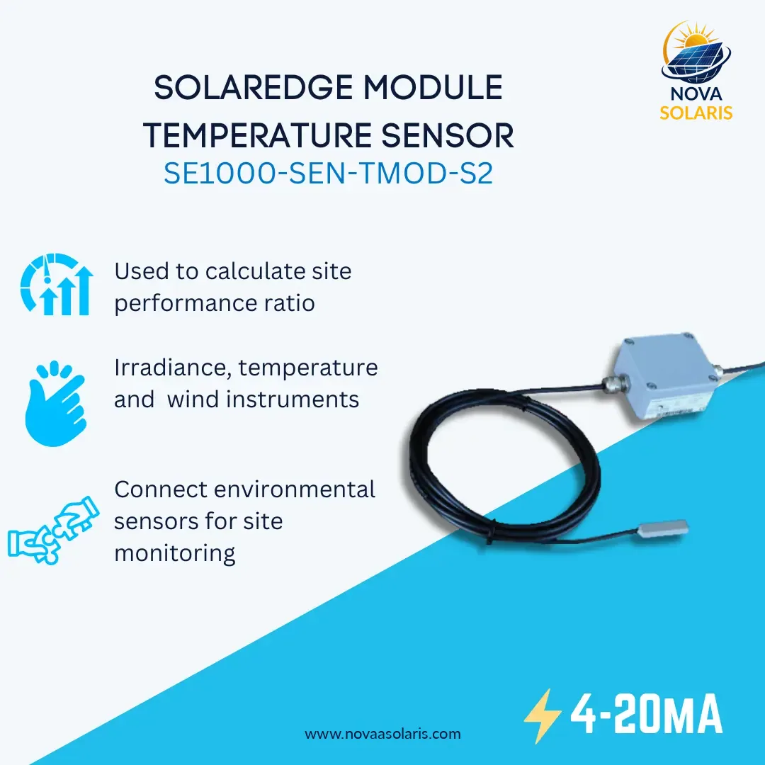 SolarEdge SE1000-SEN-TMOD-S2 4-20mA Module Temperature Sensor