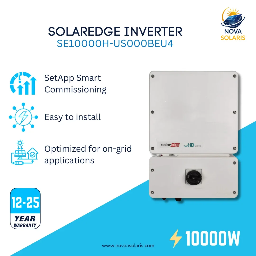 SolarEdge SE10000H-US000BEU4 10000W SetApp HD-Wave Inverter