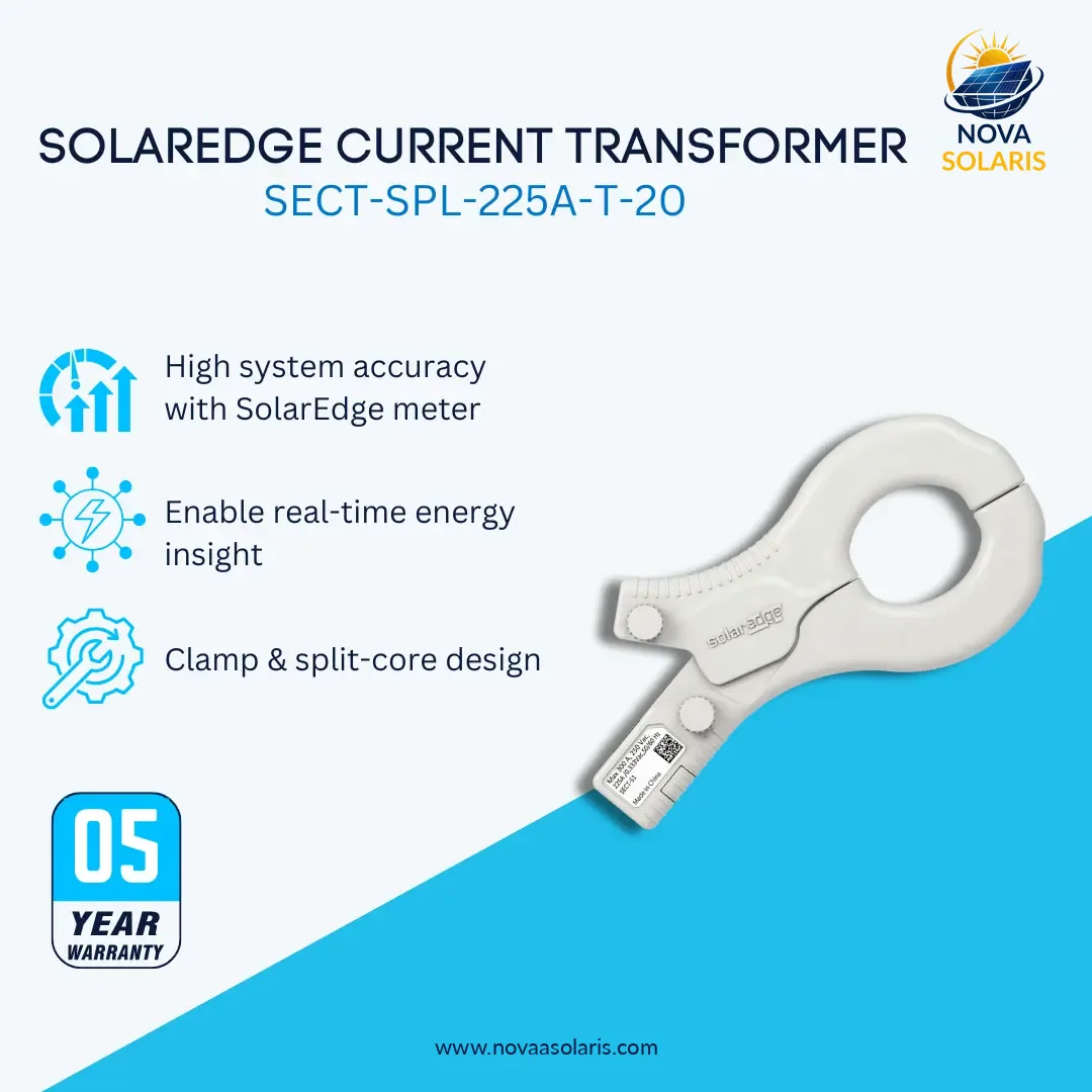 SolarEdge SECT-SPL-225A-T-20 225A Slim Current Transformer