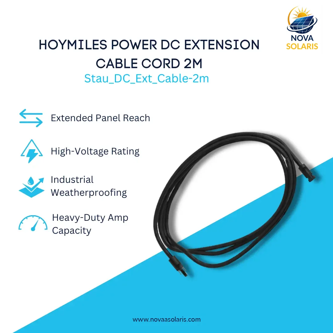 Hoymiles Power DC Extension Cable Cord 2m for Microinverters
